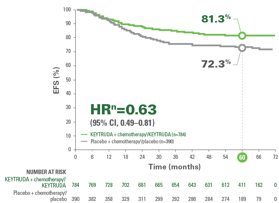 Updated Event-Free Survival at Protocol-Specified Interim Analysis in KEYNOTE-522